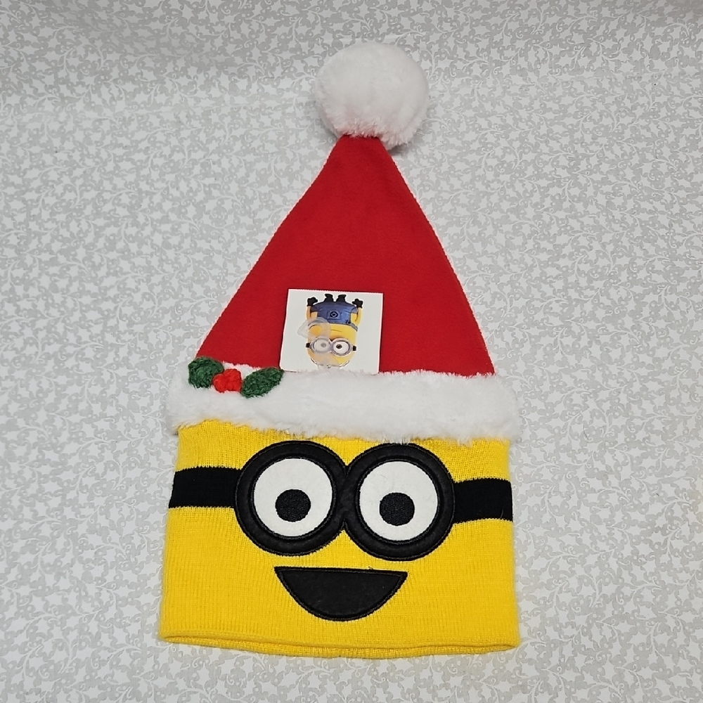New Despicable Me Minion Santa Hat